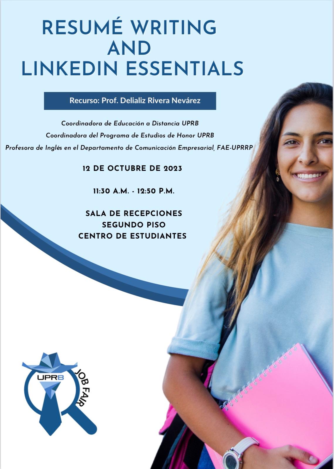RESUME WRITING AND LINKEDIN ESSENTIALS promotion