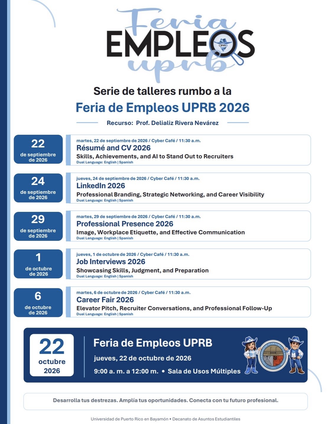 PROMOCIÓN DE LA FERIA DE EMPLEOS 2026